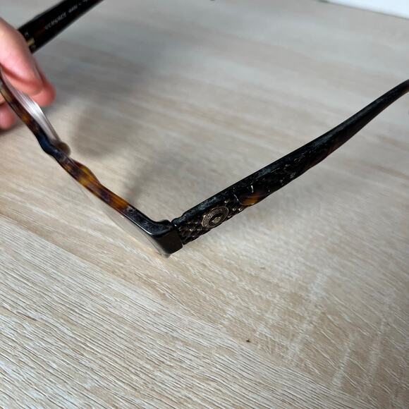 Versace Mod 3195 879 Eyeglasses Tortoise Shell READ Frames 54-17-140 Italy - Picture 9 of 12